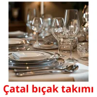 Çatal bıçak takımı Bildkarteikarten