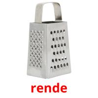 rende picture flashcards