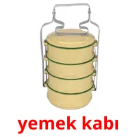 yemek kabı picture flashcards