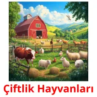 Çiftlik Hayvanları flashcards illustrate