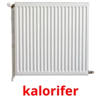 kalorifer picture flashcards