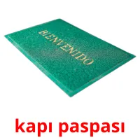 kapı paspası picture flashcards