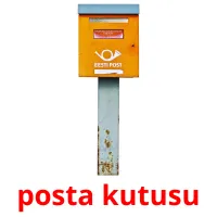 posta kutusu picture flashcards