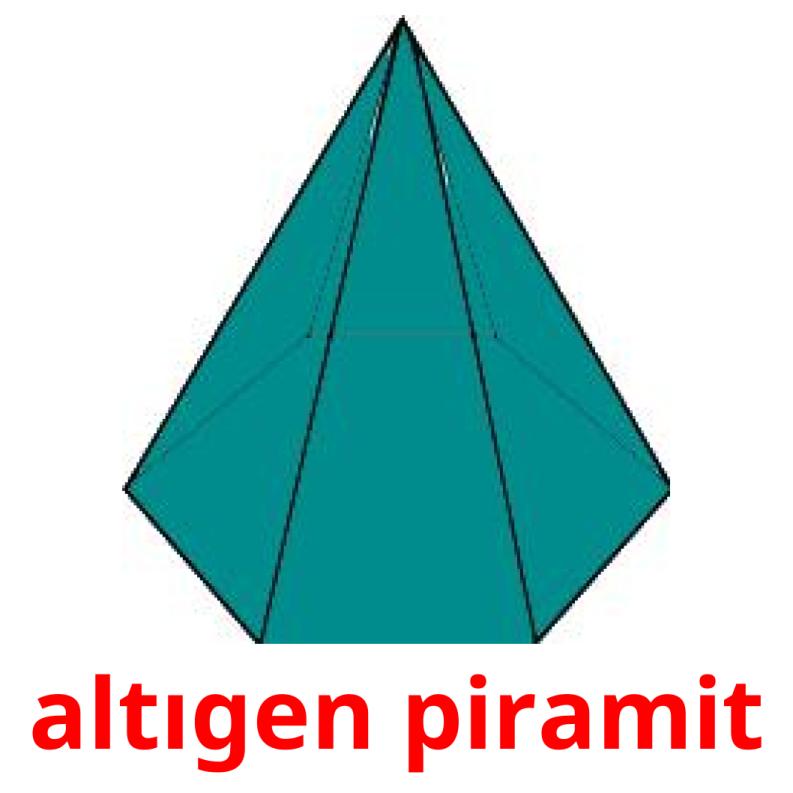 altıgen piramit picture flashcards