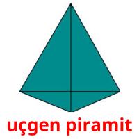 uçgen piramit flashcards illustrate