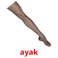 ayak picture flashcards