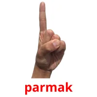 parmak picture flashcards