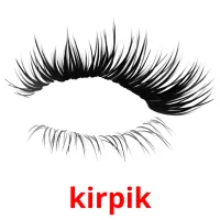 kirpik picture flashcards