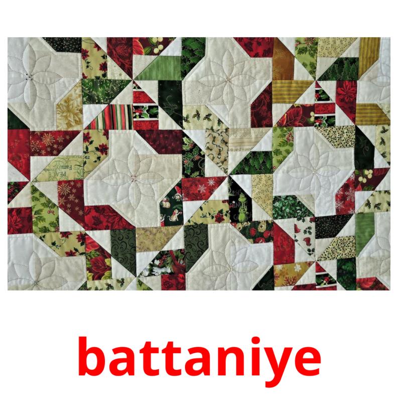 battaniye picture flashcards
