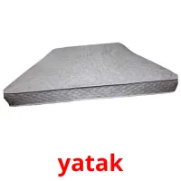 yatak Tarjetas didacticas