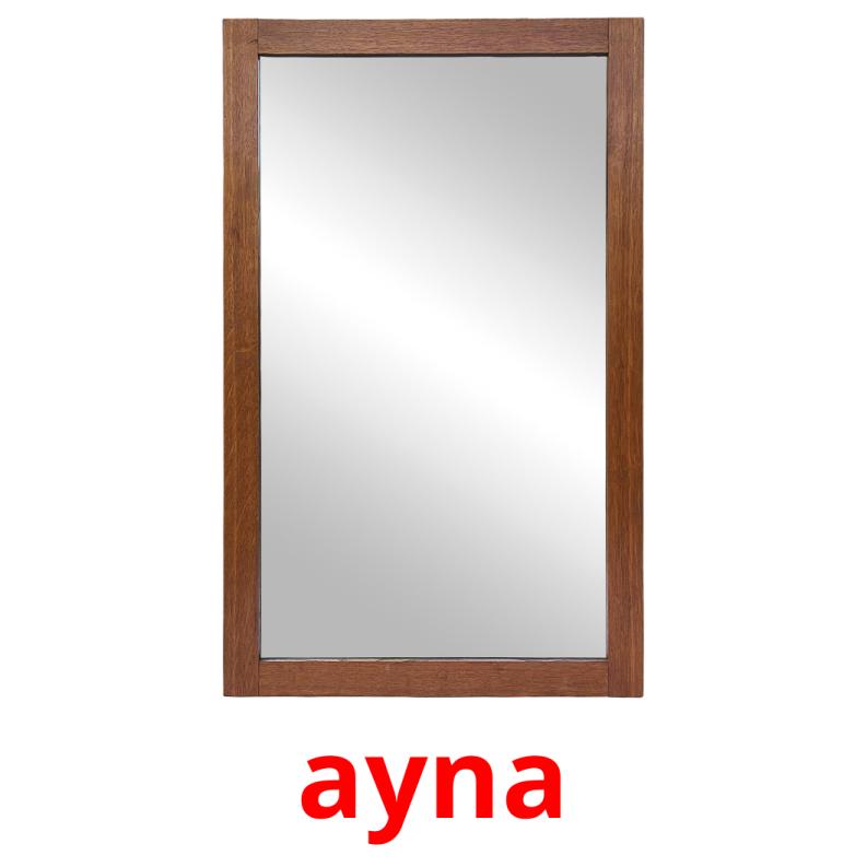 ayna picture flashcards