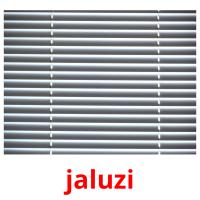 jaluzi picture flashcards