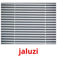 jaluzi picture flashcards