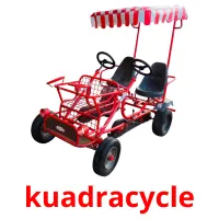 kuadracycle picture flashcards