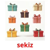 sekiz picture flashcards