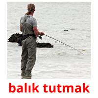 balık tutmak card for translate