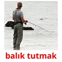 balık tutmak picture flashcards