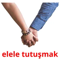 elele tutuşmak picture flashcards