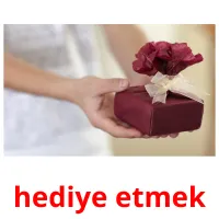 hediye etmek picture flashcards