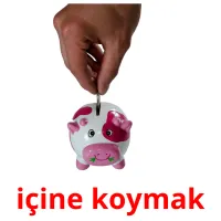 içine koymak picture flashcards