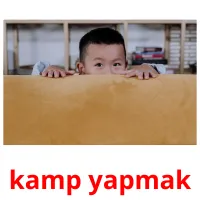 kamp yapmak picture flashcards