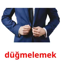 düğmelemek picture flashcards