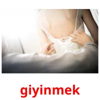 giyinmek picture flashcards