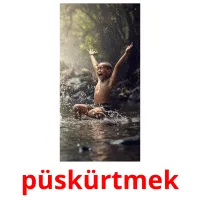 püskürtmek picture flashcards