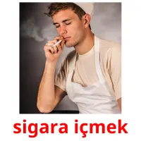 sigara içmek picture flashcards