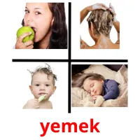 yemek picture flashcards