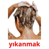 yıkanmak picture flashcards