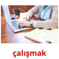 çalışmak picture flashcards