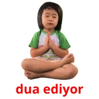 dua ediyor Bildkarteikarten