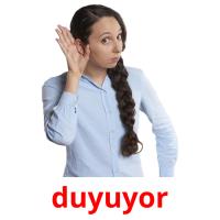 duyuyor picture flashcards