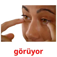 görüyor picture flashcards