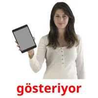 gösteriyor Bildkarteikarten