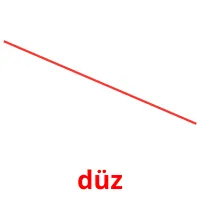 düz picture flashcards