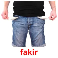 fakir picture flashcards