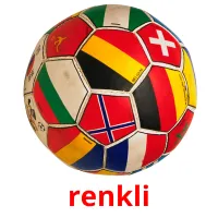 renkli picture flashcards