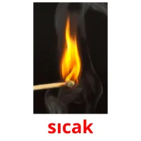 sıcak picture flashcards