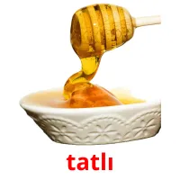 tatlı picture flashcards