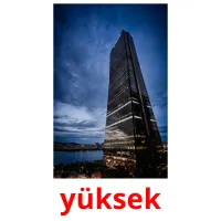 yüksek picture flashcards