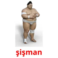 şişman picture flashcards