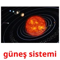 güneş sistemi cartões com imagens