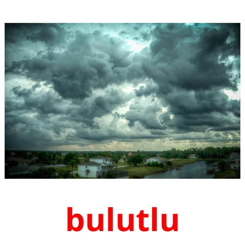 bulutlu picture flashcards