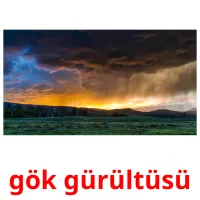 gök gürültüsü picture flashcards