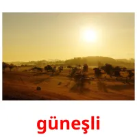 güneşli picture flashcards