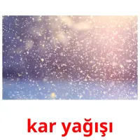 kar yağışı picture flashcards