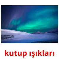 kutup ışıkları picture flashcards