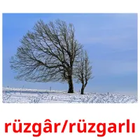 rüzgâr/rüzgarlı picture flashcards